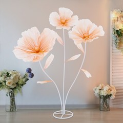 Large Artificial Wedding Flowers Three-headed Wedding Decorative Height:170cm