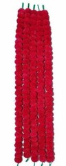 Artificial Vine Wedding Party Decoration Marigold Flower Garlands 40 PCS red