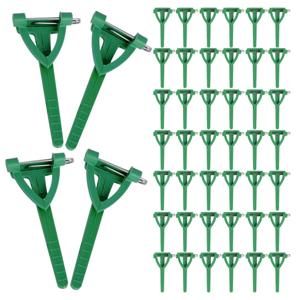 180Pcs Reusable Plastic Boutonniere Holder Pins for Wedding Corsage Dark Green