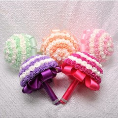 wedding hand bouquet Bride Wedding Bouquet， Bridal Flower Tossing Bouquet