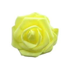 Artificial Fake Flowers Foam 7.5cm Rose Head For Wedding Decorations DIY Wreaths