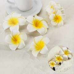 10/50Pcs DIY Frangipani Flowers Artificial Foam Floral Wedding Party Dekor Parts