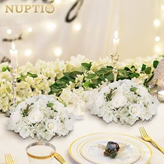 Flower Balls for Wedding Centerpieces – 10 Pcs 14.2 14.2″ Diam – 10 PCS White