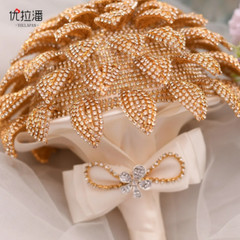 Luxurious Rhinestone Bouquet in Hand Wedding Bride Bouquet Hand Wedding Bouquet