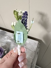 Wedding Boutonniere, Bouquet, Decor 15 Lot