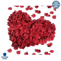 2000Pcs Red Silk Rose Petals for Romantic Wedding & Event Decor