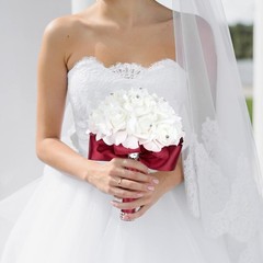 Ramo Grande De Flores De Novia Artificial Con Rosas Dama De Honor Bodas Fiestas