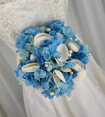 Beach Baby Blue Wedding Bouquet