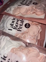 800 Pc Flower Petals for Flower Girl,Rose Petals for Wedding,Silk Pink And White