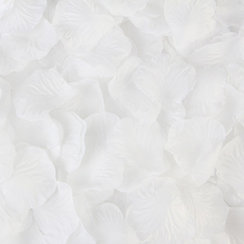 2000 Rustic Fake Rose Petals Flower Girl Scatter for Aisle Runner Bridal Shower