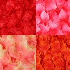 1000pcs Artificial Rose Petals Silk Flower Petal Wedding Aisle Birthday Setting