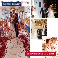 300PCS Fake Rose Petals for Romantic Night Romantic Festive Atmosphere Creation