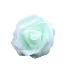 Artificial Fake Flowers Foam 7.5cm Rose Head For Wedding Decorations DIY Wreaths