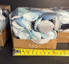 Ling’s Moment Artificial Rose Petals Vintage Wedding Decoration Blue Open Box 3
