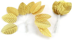 Silk Leaf 200PCS Artificial Leaves DIY Corsage Boutonniere Accessory for DIY We