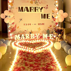 2000PCS Artificial Silk Rose Petals Red & White Wedding Party Decoration