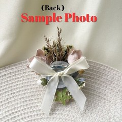 Set 2 pieces Paper Flowers Wedding Bridesmaids Bracelet Corsage Boho Party