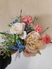 Wedding Floral Bridal Bouquets- Set of 4 Handmade