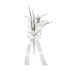 Wedding Bridal Bouquet White Decorative for Bridal Shower Proposal Marriage