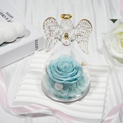 Sunia Valentines Day Rose Gifts for Women, Birthday Mom Grey Blue