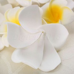 Artifical Plumeria Foam Frangipani Flower For Wedding Party Decor 10/50pcs D2018