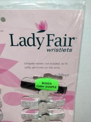 40 Wrist Corsage Silver Elastic Wristlets to Make Corsage, Lady Fair, 2- 20-Card