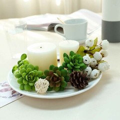 Green 3 Assorted 3″ Faux Succulent Sprays Stems Wedding Flowers Centerpieces