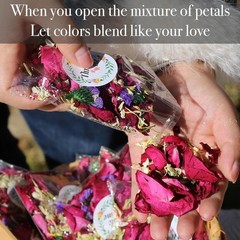 52 Pack Mix Biodegradable Confetti Dried Flower Petals Real Rose Petals