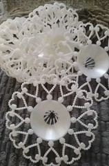Vintage Plastic Heart Design Flower Bouquet Holders Bride Bridesmaid Wedding