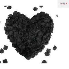 2200PCS Black Silk Rose Petals for Weddings, Valentine’s Day & Romantic Decor
