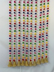 20 PC Multicolor Indian pom pom Christmas Wedding Decoration Mehndi functions