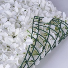 Silk Hydrangea Flowers 11 sq ft UV Protected Wall Backdrop Panels Centerpieces