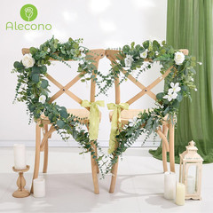 Elegant Wedding Bouquet & Artificial Eucalyptus Stem Bundle