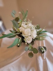 Wedding Bouquet and Boutenniere Bridal Flower Bouquet
