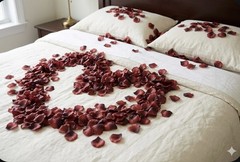 2000 Artificial Red Rose Petals Flower Romantic Night Wedding Event Party Decor