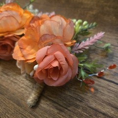 New Set Of 2 Wrist Corsage and Boutonniere Set for Wedding Prom Party Homecoming