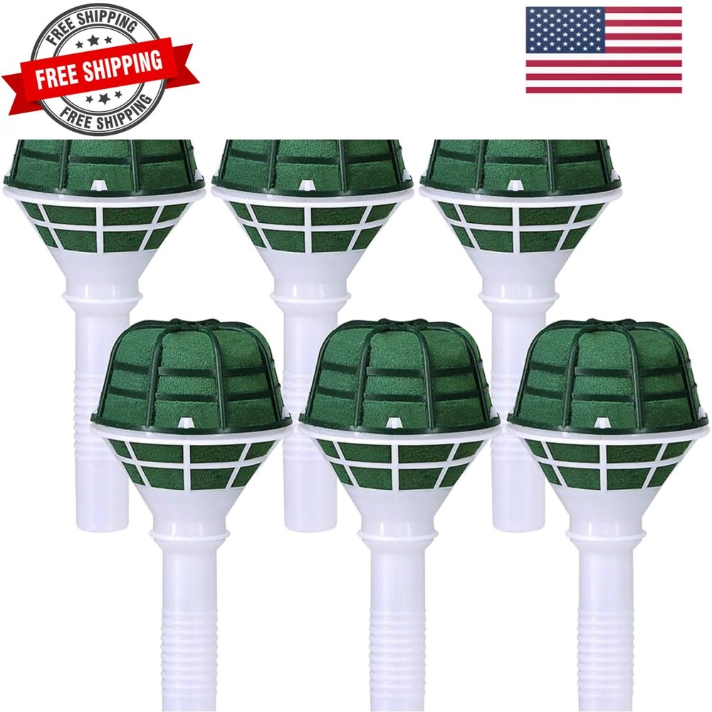 6 PCS Foam Floral Handle Bouquet Holders Handle Bouquet Holder for Floral Arr…
