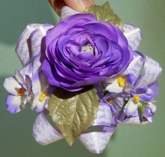 Purple Pin Corsage/Package Topper – Special Day Mother Birthday Anniversary Prom