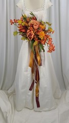 Autumn Bounty Faux Silk Bridal Bouquet