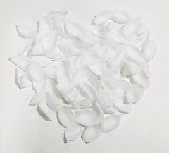 White Silk Rose Petals Wedding Bride Party Confetti Flower Birthday Vase Decor