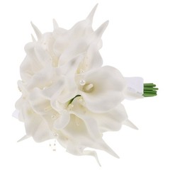 Lily Bouquet Artificial Flower Bridal Bride Bouquets for Wedding