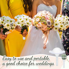 7 Pcs Flower Bouquet Holder Foam Floral Handle Wedding Supplies Bridal Bouquet K