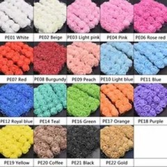 144pcs 2cm Mini Artificial Rose Flower Heads W/ Tulle Scrapbooking DIY Decor NEW