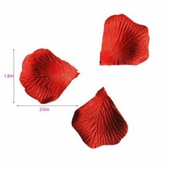 1200 PC Artificial Silk Rose Petal Decoration For Romantic Night Party Valintine