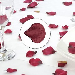 1000PCS Maroon Dark Red Black Silk Flower Rose Petals Table Scatters Wedding