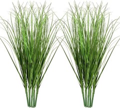 3 Green 20″ Artificial Faux Grass Sprays Stems Wedding Party Home Centerpieces