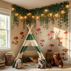 Larksilk 6-Foot Green English Ivy Garland – Realistic Artificial