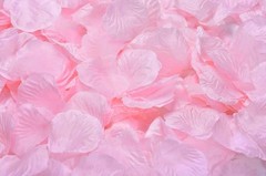 1000 PCS Rose Petals Fake Rose Petals for Romantic Night, Wedding Flower Deco…