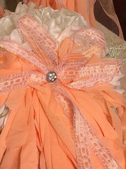 Peaches and Creme Wedding Bouquet Set