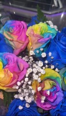 custom dried rose message